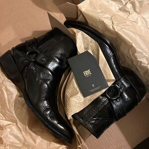 Frye Men's Black Leather Boots